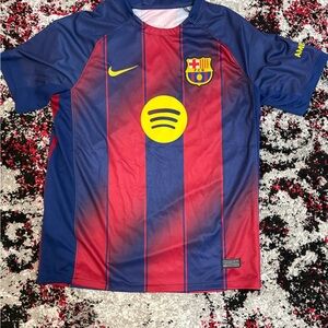 Nike Fc Barcelona Soccer Jersey in Blue, Red & Yellow